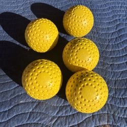 Dimpled Pitching Machine Balls Baseball/Softball