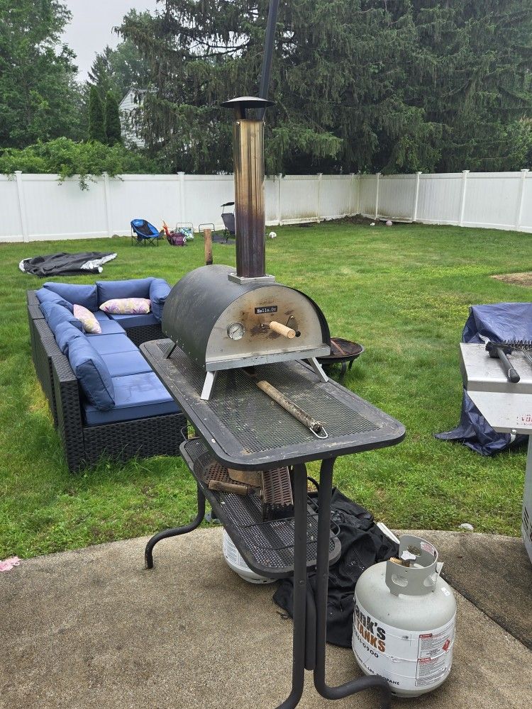 Brick Oven Pizza Wood E Gas