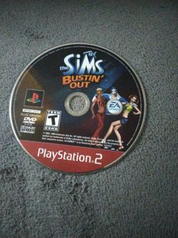 The Sims Bustin' Out PS2 Disc