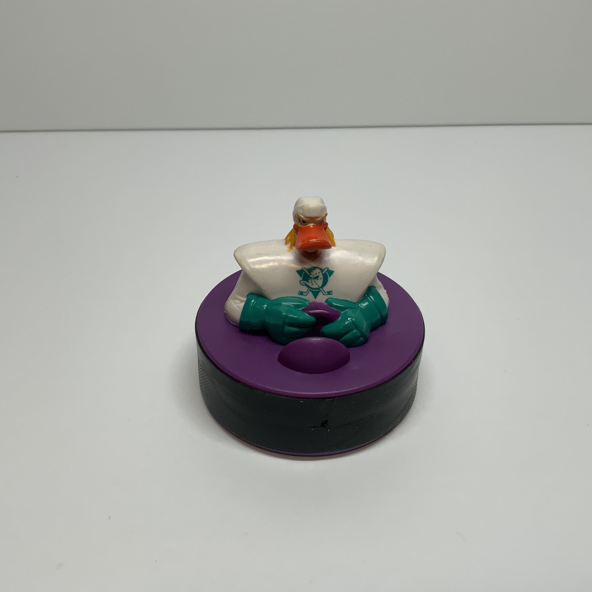 Vintage 1996 McDonald's Disney Mighty Ducks Nosedive Hockey Puck Happy Meal Toy