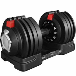 Adjustable Dumbbell 52.5/ LBS Single W-6