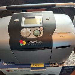 Epson PictureMate Photo Printer, Plus Ink Cartridge & Printing Papers