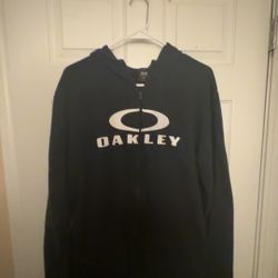 Black Oakley Zip Up