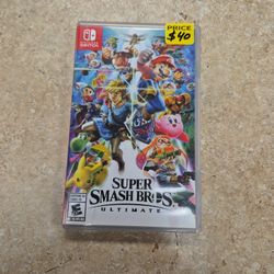 Super Smash Bros Ultimate Nintendo Switch Game 