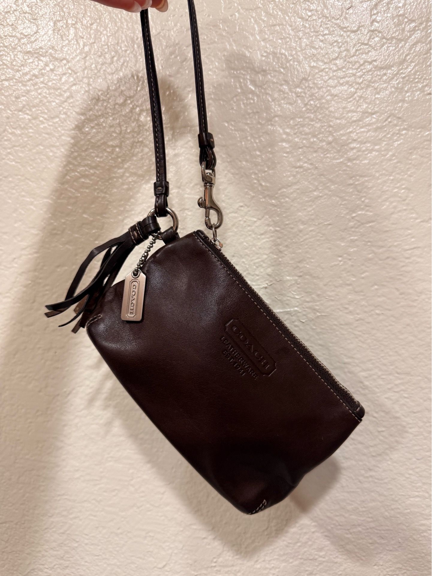 Coach Leather Wristlet