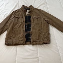 American Eagle Winter Jacket Mens XXL Khaki Beige