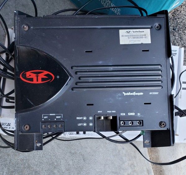Rockford Fosgate Punch P2002 Old School 2 Channel Amplifier Nice