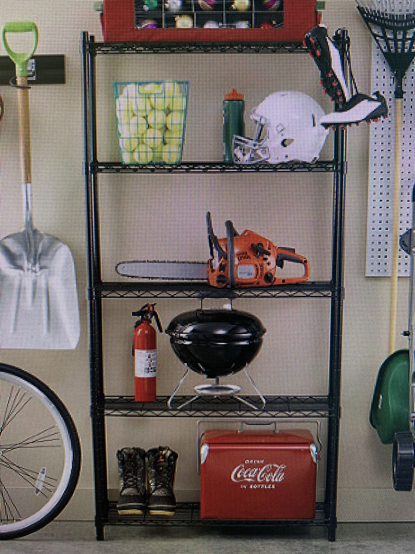 Garage shelving unit Black