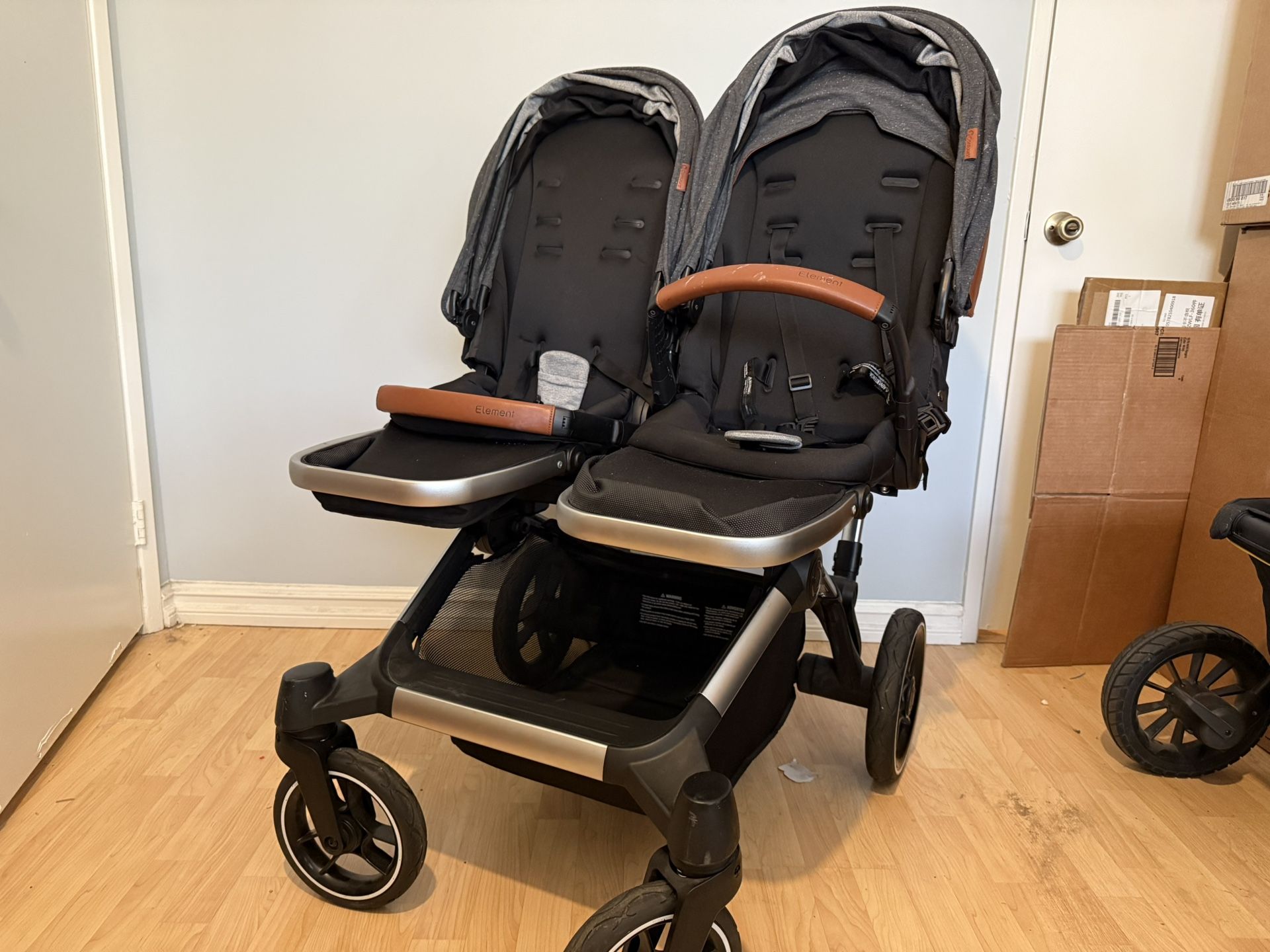 FOR SALE: Contours Element Double Stroller – $650 (Excellent Condition!)