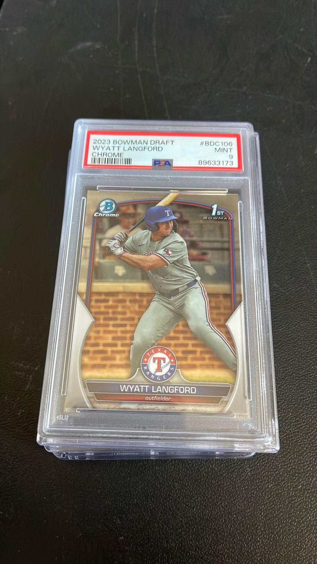 Wyatt langford 1st bowman PSA 9