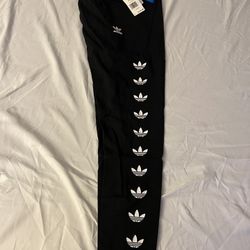Adidas Womens Tight Leggings Black NWT Size L 