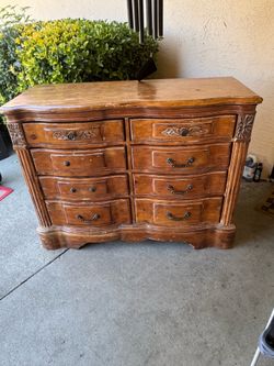 8 drawer wood dresser OBO