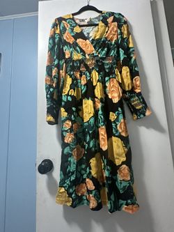 Super Cute Dress Size S With Elastic Waistband, 