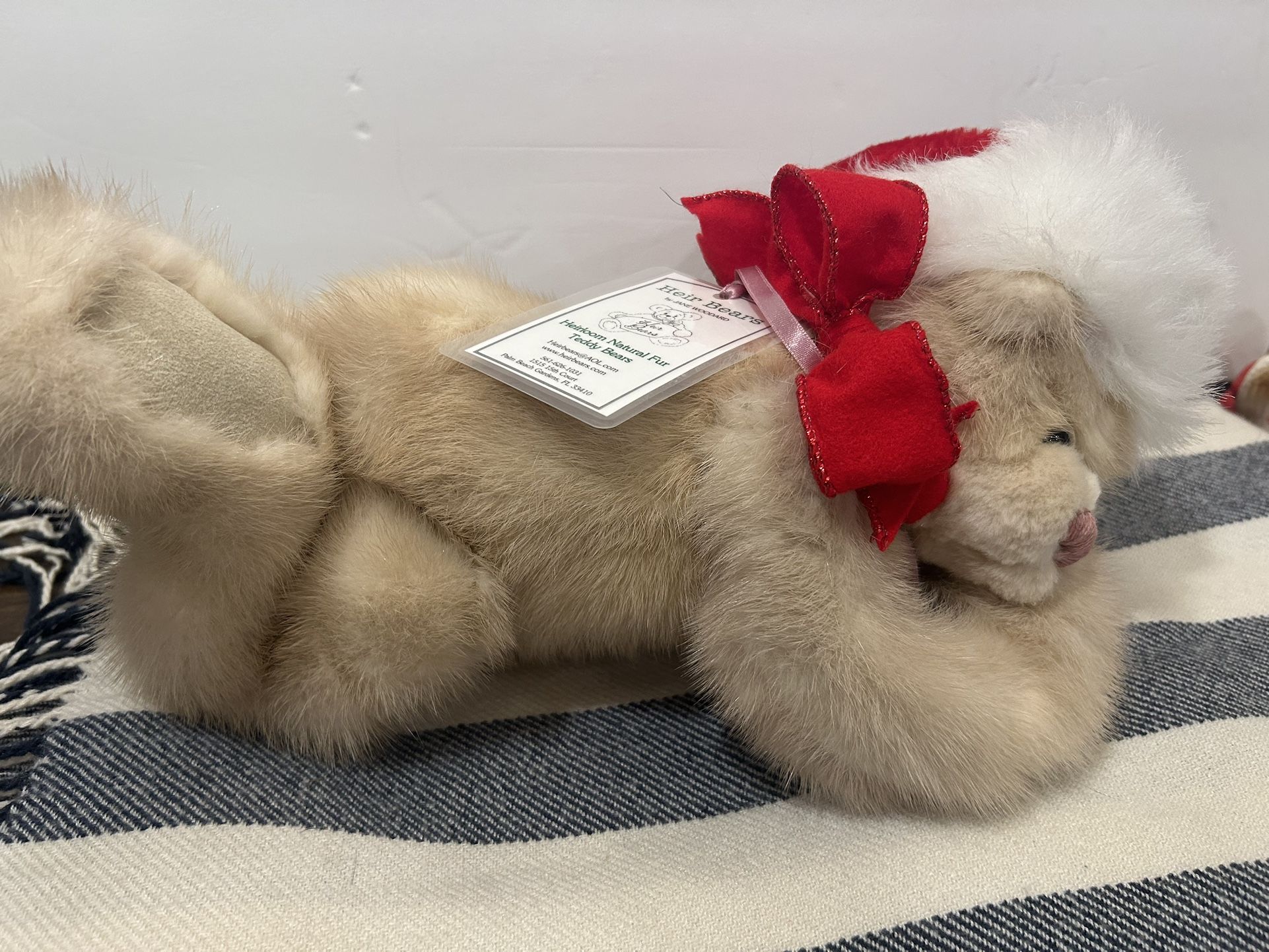 Heir Bears Plush Stuffed Mink Sleepy Teddy Bear