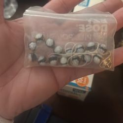 These vintage Murano glass beads 