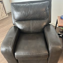 reclinable de cuero 