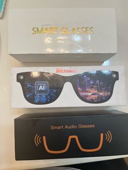 Smart camera and audio glasses