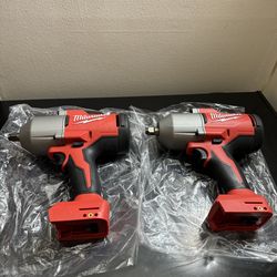 Milwaukee M18 18V Brushless 1/2 in. High Torque Impact Wrench with Friction Ring-TOOL ONLY $220 EACH ONE