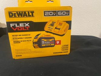 Dewalt flex volt 9ah battery n fast charger