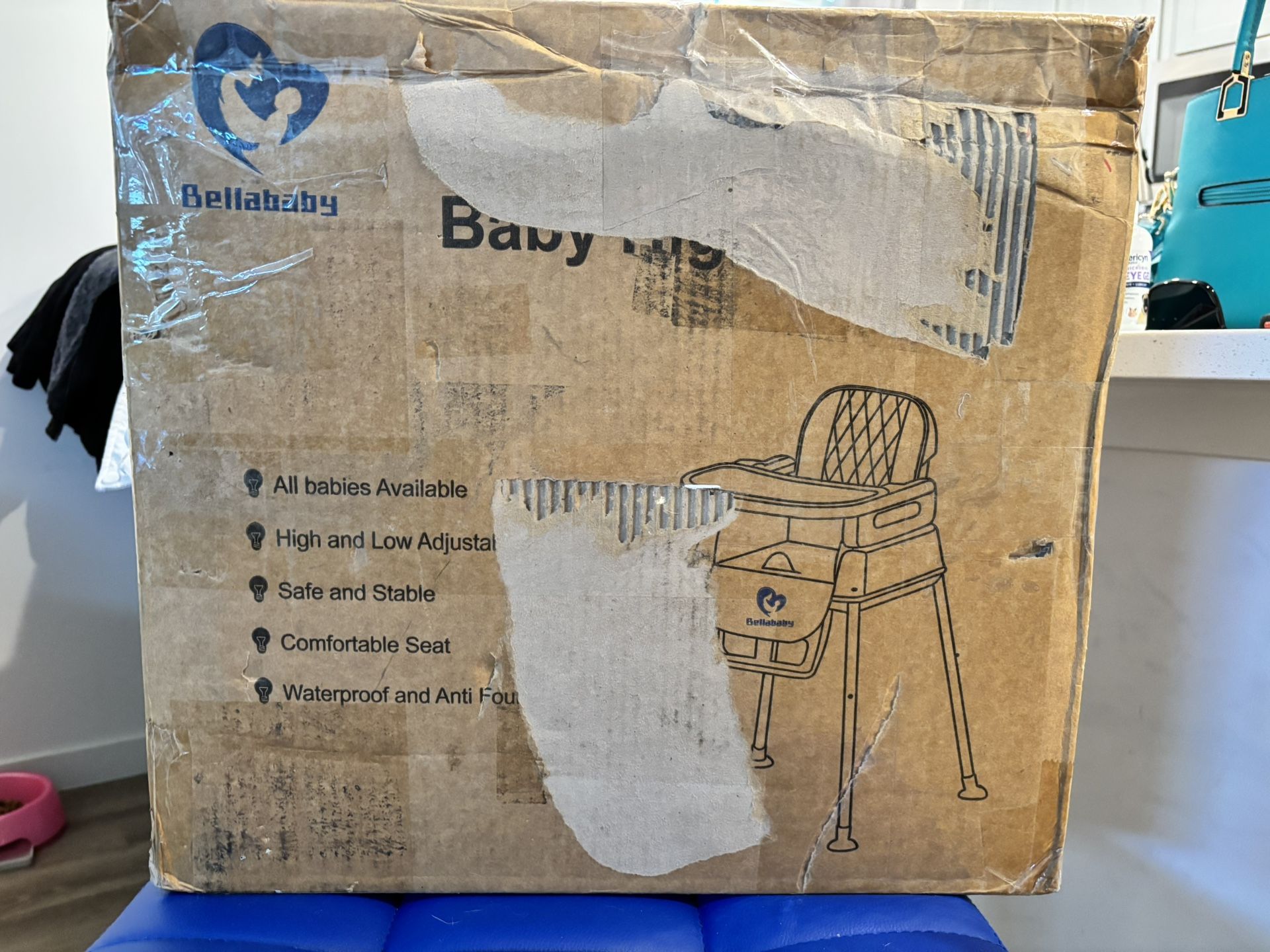 Brand New Bella Baby High Chair, Booster Etc