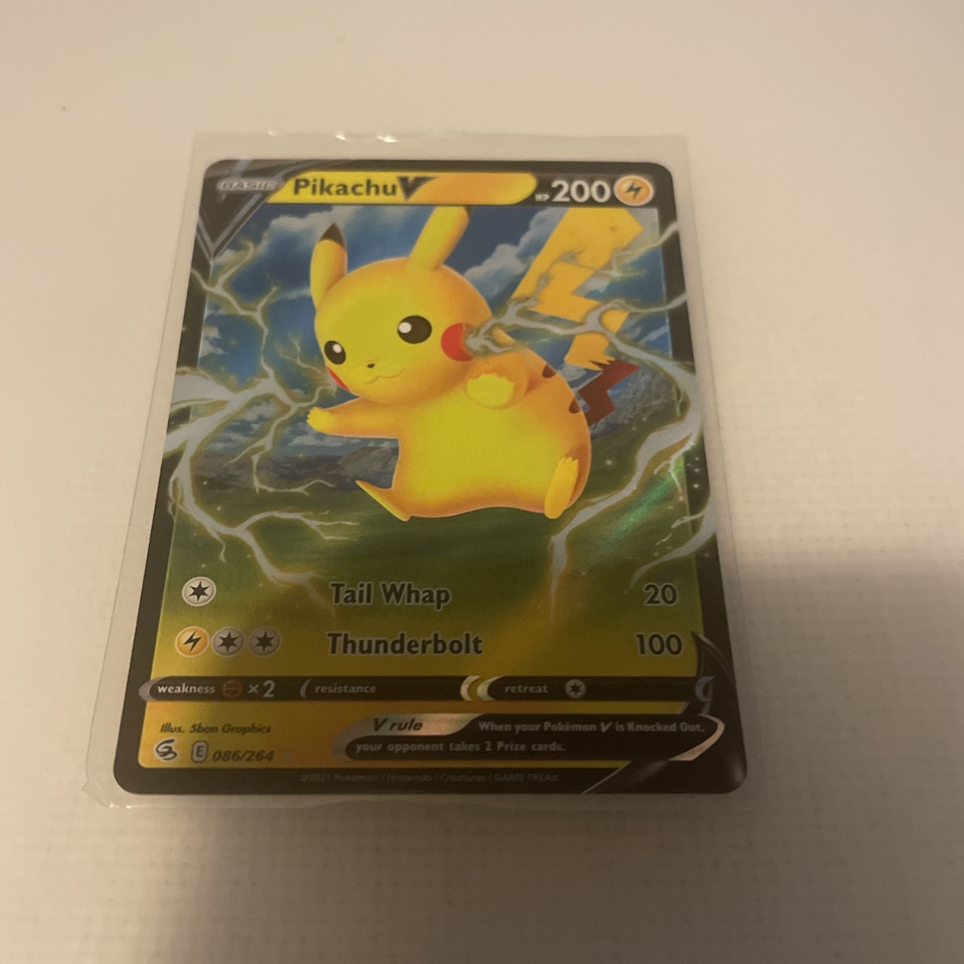 Pokémon Pikachu V 86/264