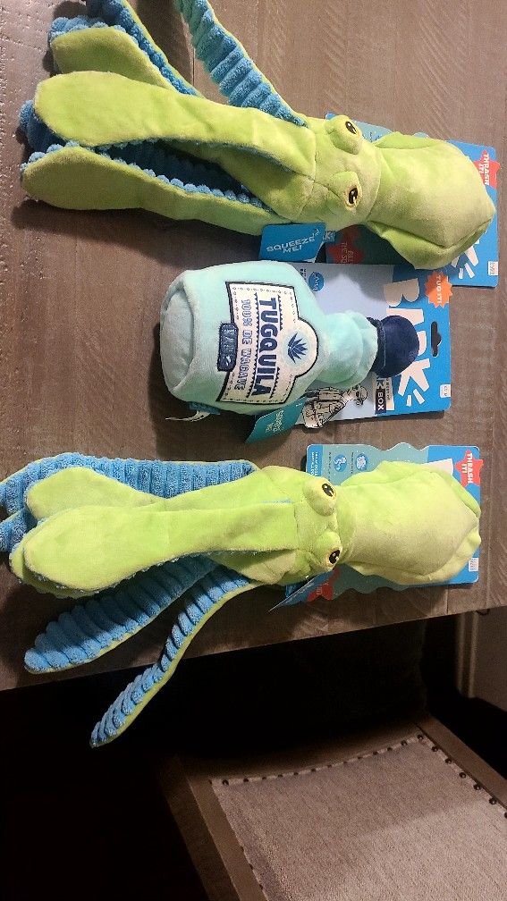 NEW BRAK BRAND DOG TOYS ALL 3 NEW