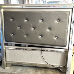 Bed Frame With Lights- Full Bed Size