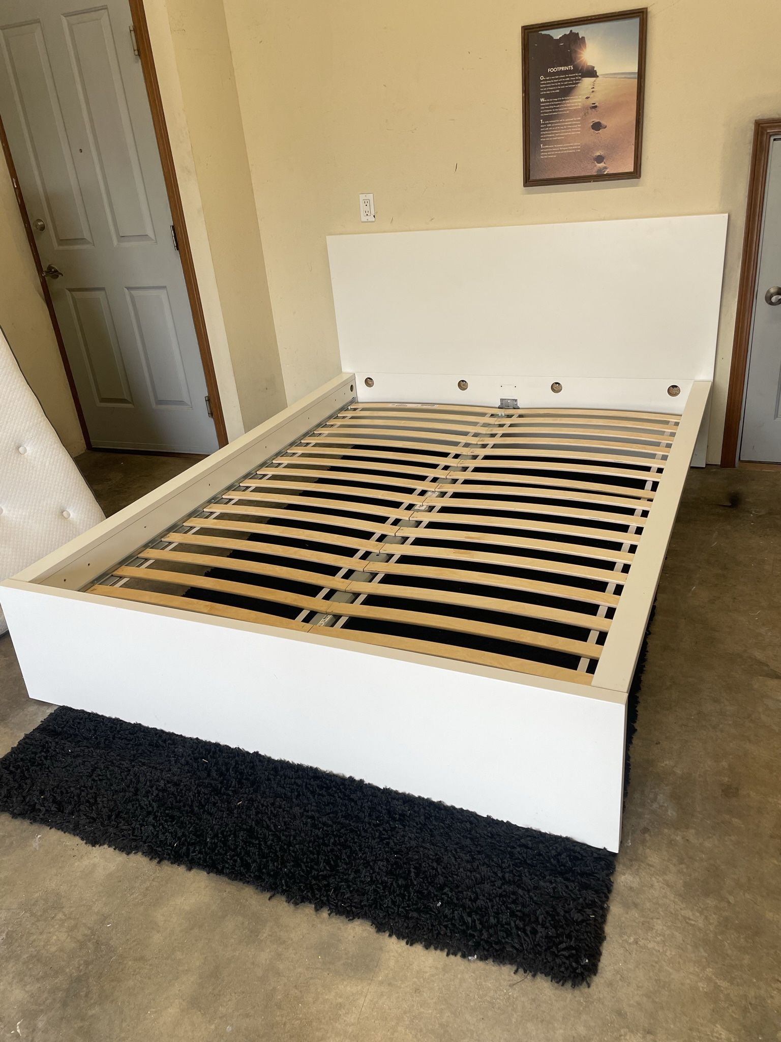 Queen Size White IKEA Malm Bed Frame *Delivery Available*