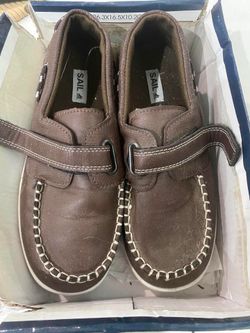 Sail Style Men's Cleveland, Browns Slip On Casual Shoes Size 4