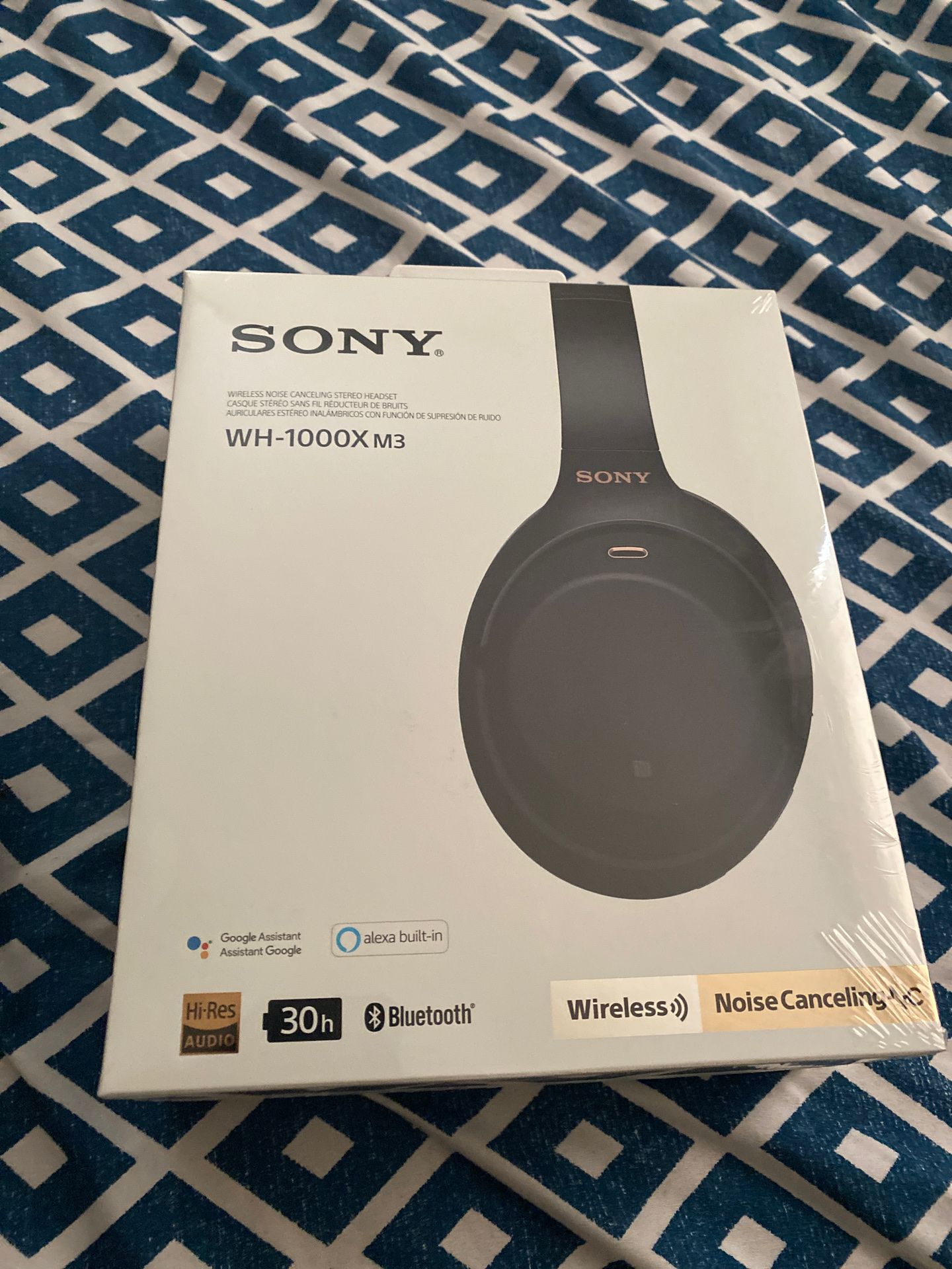 SONY WH-1000x M3 wireless noise cancelling headphone