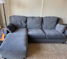 Gray Sectional Sofa with Chaise - Great Condition