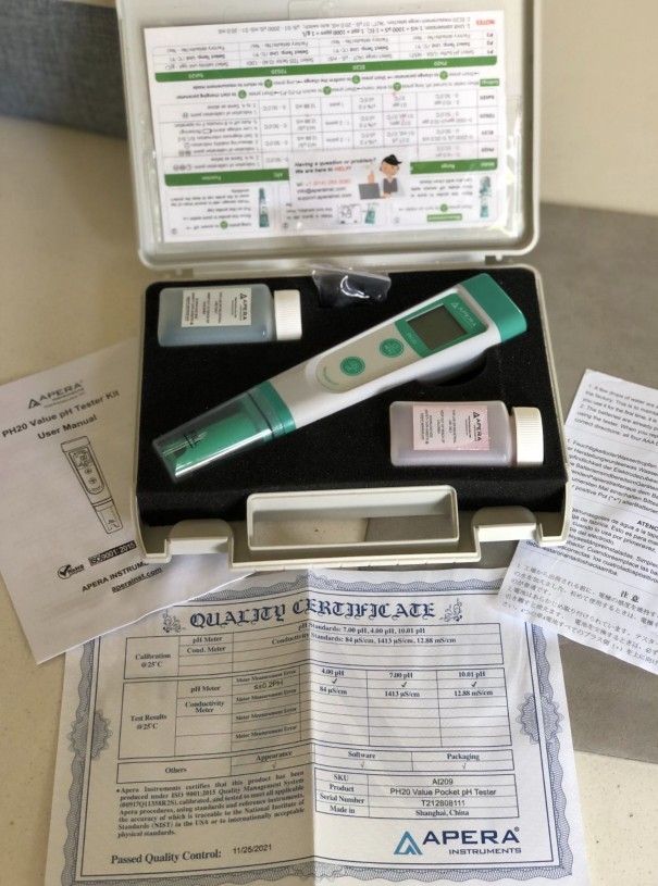 APERA INSTRUMENTS PH20 pH TESTER