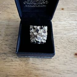14k Nugget Ring Heavy.