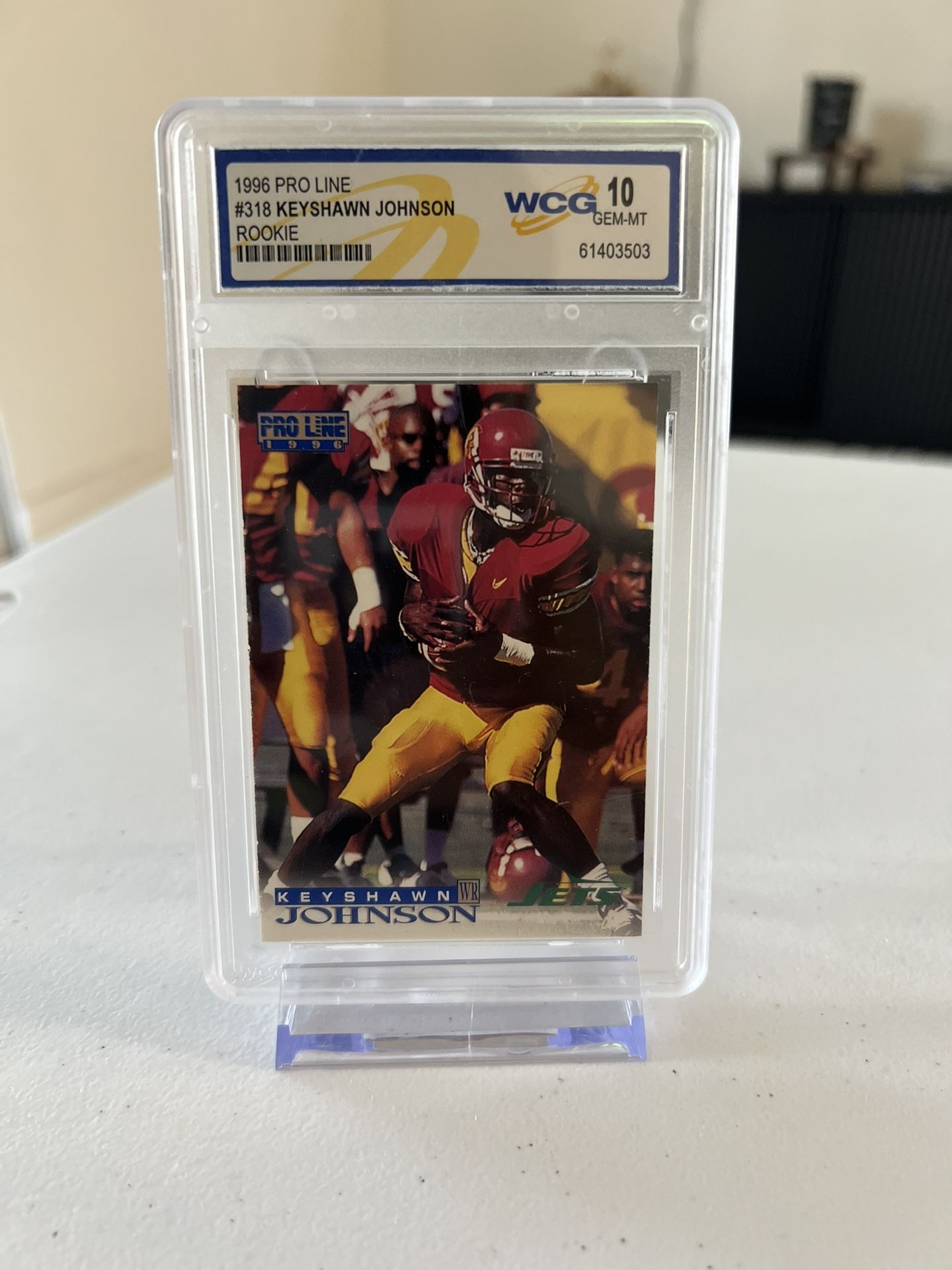Football Card: 1996 Pro One #318 Keyshawn Johnson