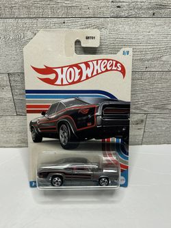 Hot Wheels Gray ‘1969 Dodge Charger • Die Cast Metal • Made in Malaysia