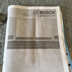 Black Bosch Dishwasher
