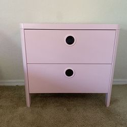Light Pink Dresser/End Table