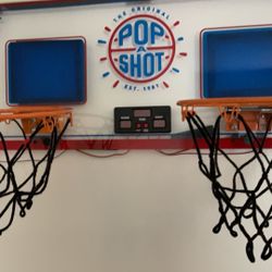 Pop A Shot 2 Rim Mini Basketball Hoop