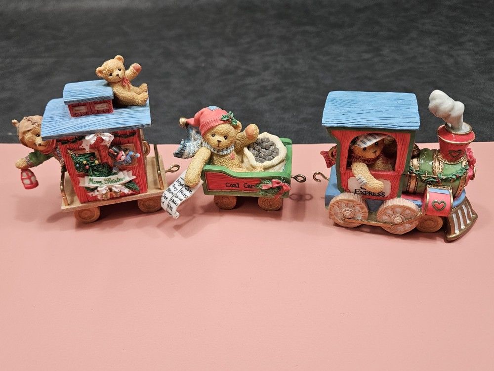 Cherished Teddies 3 Car Train Set