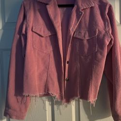 Pink Corduroy Jacket