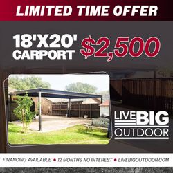18’x20’ Carport