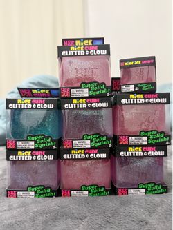 Needoh nice cube glitter and glow