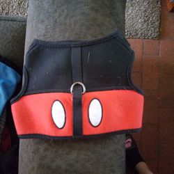 Mickey Mouse  Dog Harness Size Small
