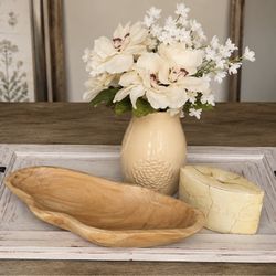 Farmhouse Home Decor Bundle – 4 Pieces 🤍🌿