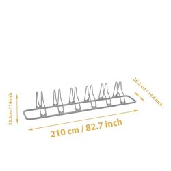 6 Bicycles Floor Parking Rack Stand MTB Road Bike Indoor Garage Storage