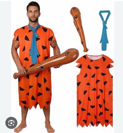 Fred Flintstone Fred Halloween Costume Set size M