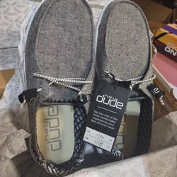 Hey Dude Wendy Chambray Onyx Size 8