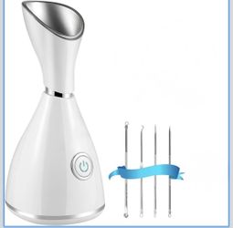 Face Steamer - 10X Penetration w/ free blackhead remover tools
