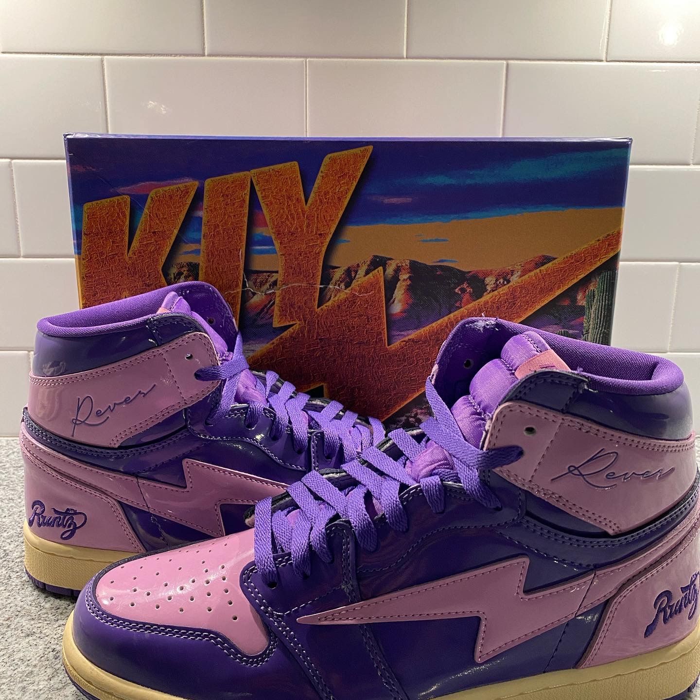 Reves Paris x Kool Kiy x Runtz Air Kiy 85' Hi Shoes Size 10M Air Kool Kiys