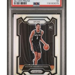 Wemby PSA 10 Silver Prizm